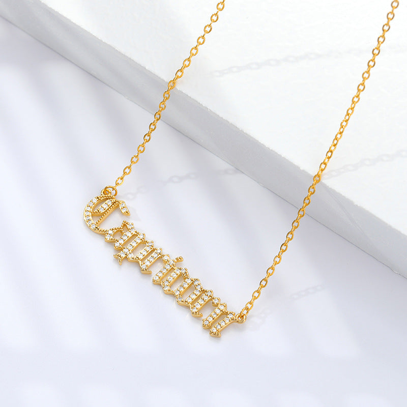 Zodiac Star Sign Necklace - Gold