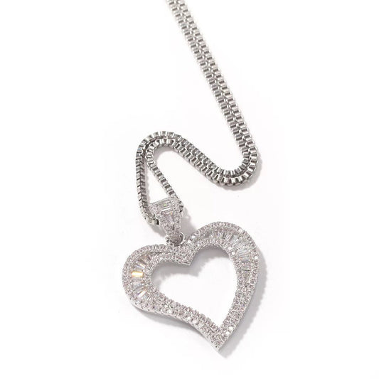 Wayda My Heart Necklace - Silver