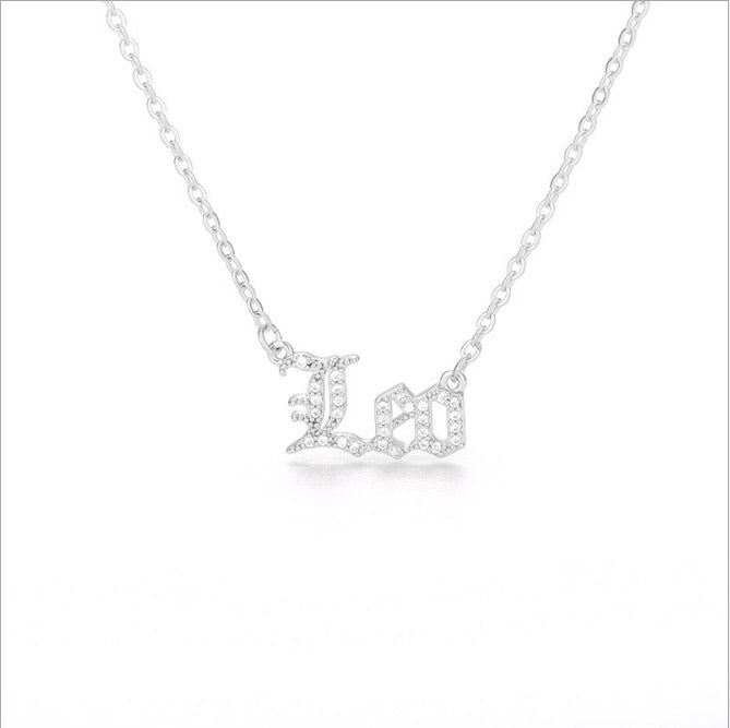 Zodiac Star Sign Necklace - Silver